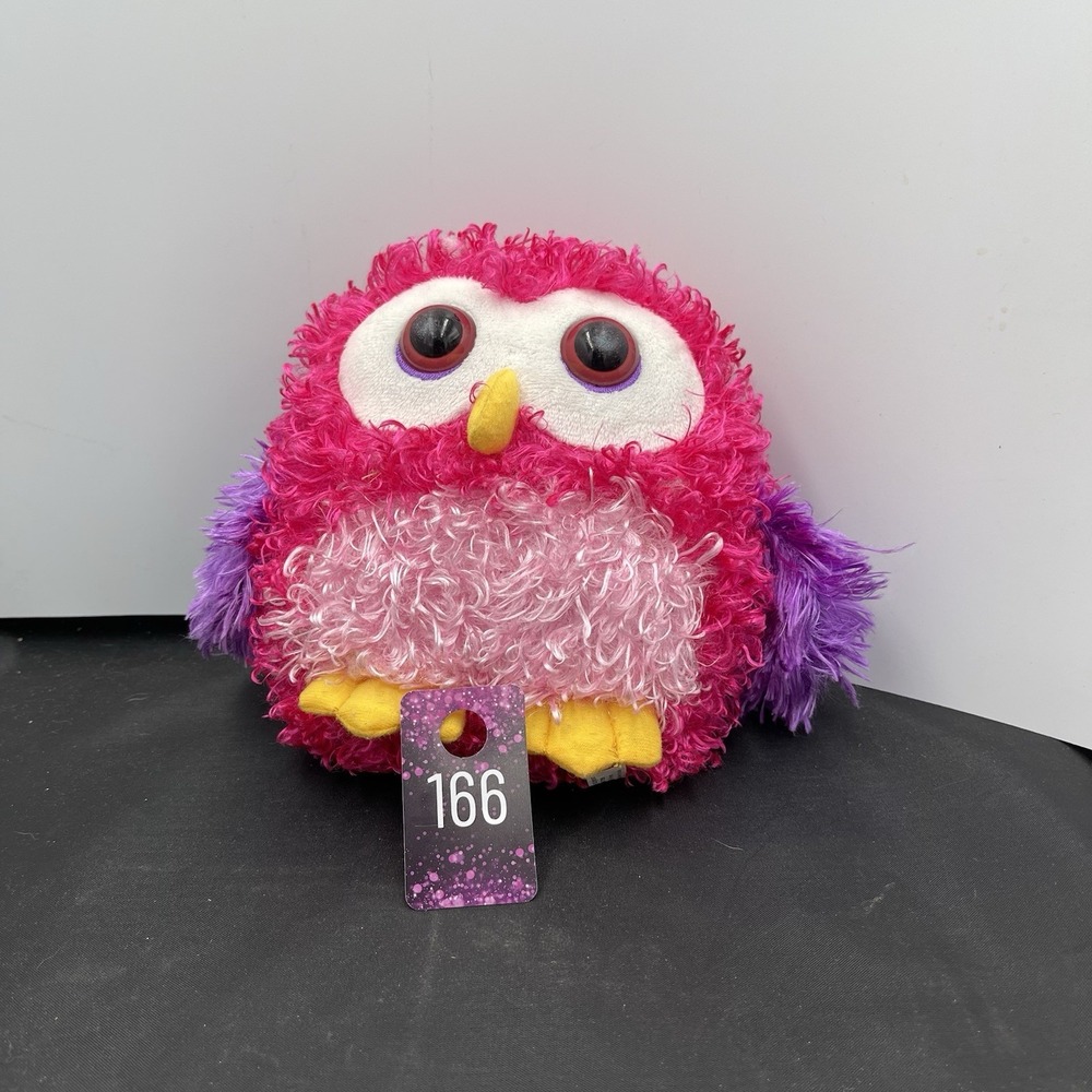 Ganz‎ Whoorah Hoots Owl Plush Pink And Purple